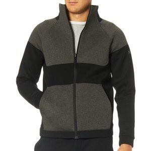 Isaora Mens Neo panel full zip gray black reversible jacket L